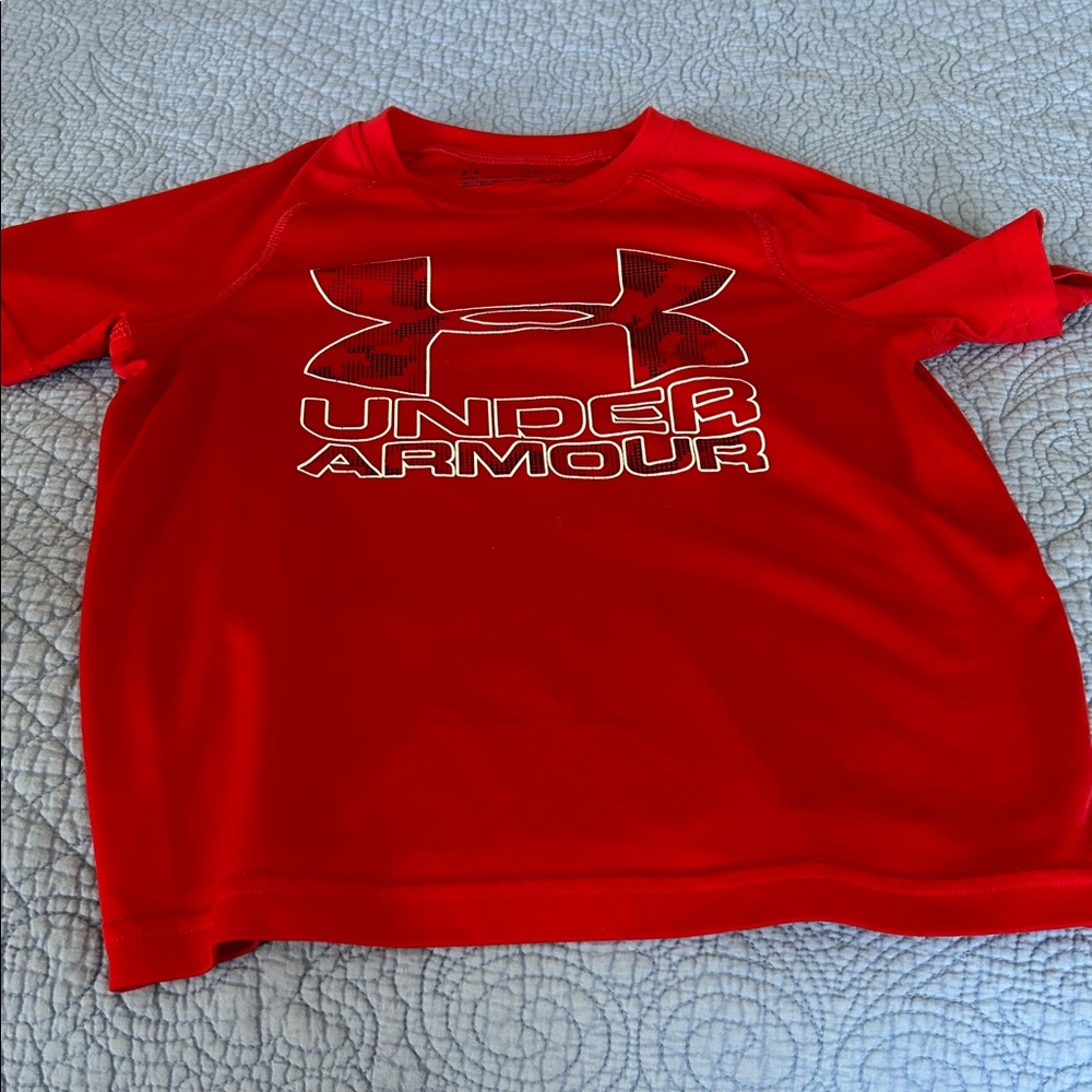 Under Armour Kids Red Graphic Tee